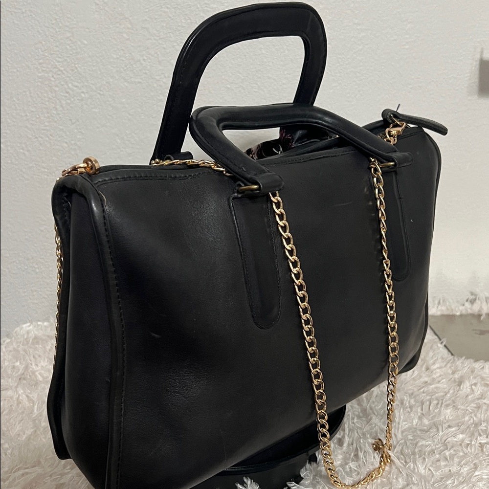 Vintage Coach New York Black Slim Satchel - Picture 7 of 17